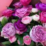 記念日に奥様に花束のプレゼント。