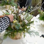 AtelierLesson《フィンランド、冬の森》ナチュラルウッドのアレンジメント1回目にご参加いただきありがとうございました