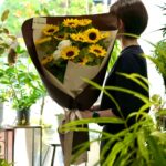 向日葵たっぷりの花束