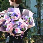 やわらかい春色ブーケ