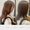 こちらのお客様は全体的に5cm程カットさせて頂き、en美髪カラーとプレミアムトリートメントをさせて頂きました️