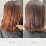 こちらのお客様はカットと美髪カラーとトリートメントをして頂きました
