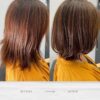 ミディアムヘアからスッキリ肩上のボブにカットさせて頂きました️